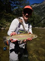 L rainbow trout August